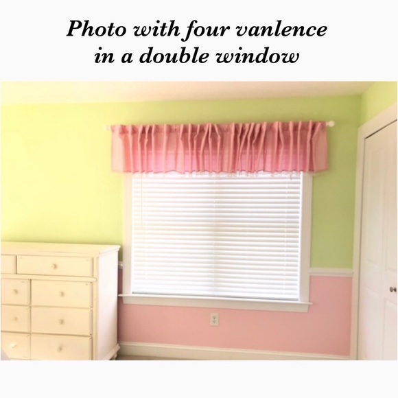 Pink Beaded Curtain Valance - Picture 6 of 6